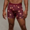 AEO Men's Reindeer 6" Classic Boxer Brief Burgundy