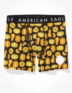 AEO Pumpkins Scratch + Sniff 6" Classic Boxer Brief -American Eagle Fashion 0235 3427 001 f