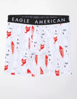AEO Coca-Cola Bears 6" Classic Boxer Brief -American Eagle Fashion 0235 3691 100 f