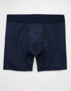 AEO Men's 6" Classic Boxer Brief Navy -American Eagle Fashion 0235 4075 410 f