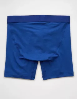 AEO Men's 6" Classic Boxer Brief Steel Blue -American Eagle Fashion 0235 4075 425 b