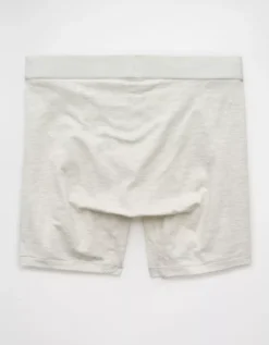 AEO Men's 6" Classic Boxer Brief Light Gray -American Eagle Fashion 0235 4075 951 b
