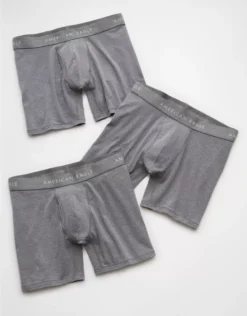 AEO Men's 6" Classic Boxer Brief 3-Pack Multi