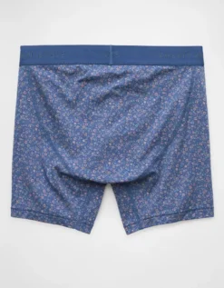 AEO Men's Floral 6" Classic Boxer Brief Navy -American Eagle Fashion 0235 4910 410 b