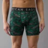 AEO Men's Cougar 6" Flex Boxer Brief Black Charcoal