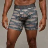 AEO Men's Trout Print 6" Flex Boxer Brief Charcoal