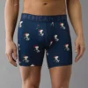 AEO Men's Snoopy 6" Flex Boxer Brief Navy
