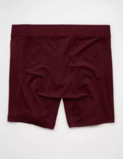 AEO Men's Space Dye 6" Flex Boxer Brief Wine -American Eagle Fashion 0236 4146 558 b