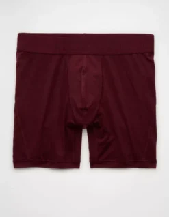AEO Men's Space Dye 6" Flex Boxer Brief Wine -American Eagle Fashion 0236 4146 558 f