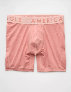AEO Men's Space Dye 6" Flex Boxer Brief Pink Punch -American Eagle Fashion 0236 4146 626 f