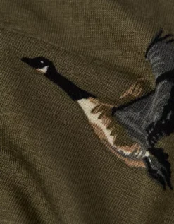 AEO Men's Canada Geese 6" Ultra Soft Boxer Brief Olive -American Eagle Fashion 0237 0099 309 d1