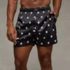 AEO Men's Satin Pocket Boxer Short Black