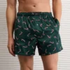 AEO Men's Satin Pocket Boxer Short Green
