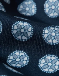 AEO Men's Compass Satin Pocket Boxer Short Blue -American Eagle Fashion 0238 0063 400 d1