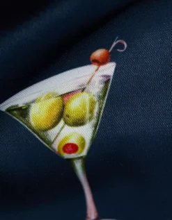 AEO Men's Olives Satin Pocket Boxer Short Navy -American Eagle Fashion 0238 0064 410 d1