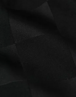 AEO Men's Checkerboard Satin Pocket Boxer Short Black -American Eagle Fashion 0238 0103 001 d1