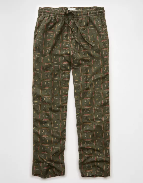 AE Flannel PJ Pant Green 3 AE Flannel PJ Pant Green - Image 3