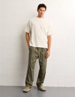 AE Flannel PJ Pant Green