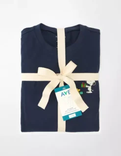 AE Snoopy Fleece PJ Set -American Eagle Fashion 0239 7503 410 d1
