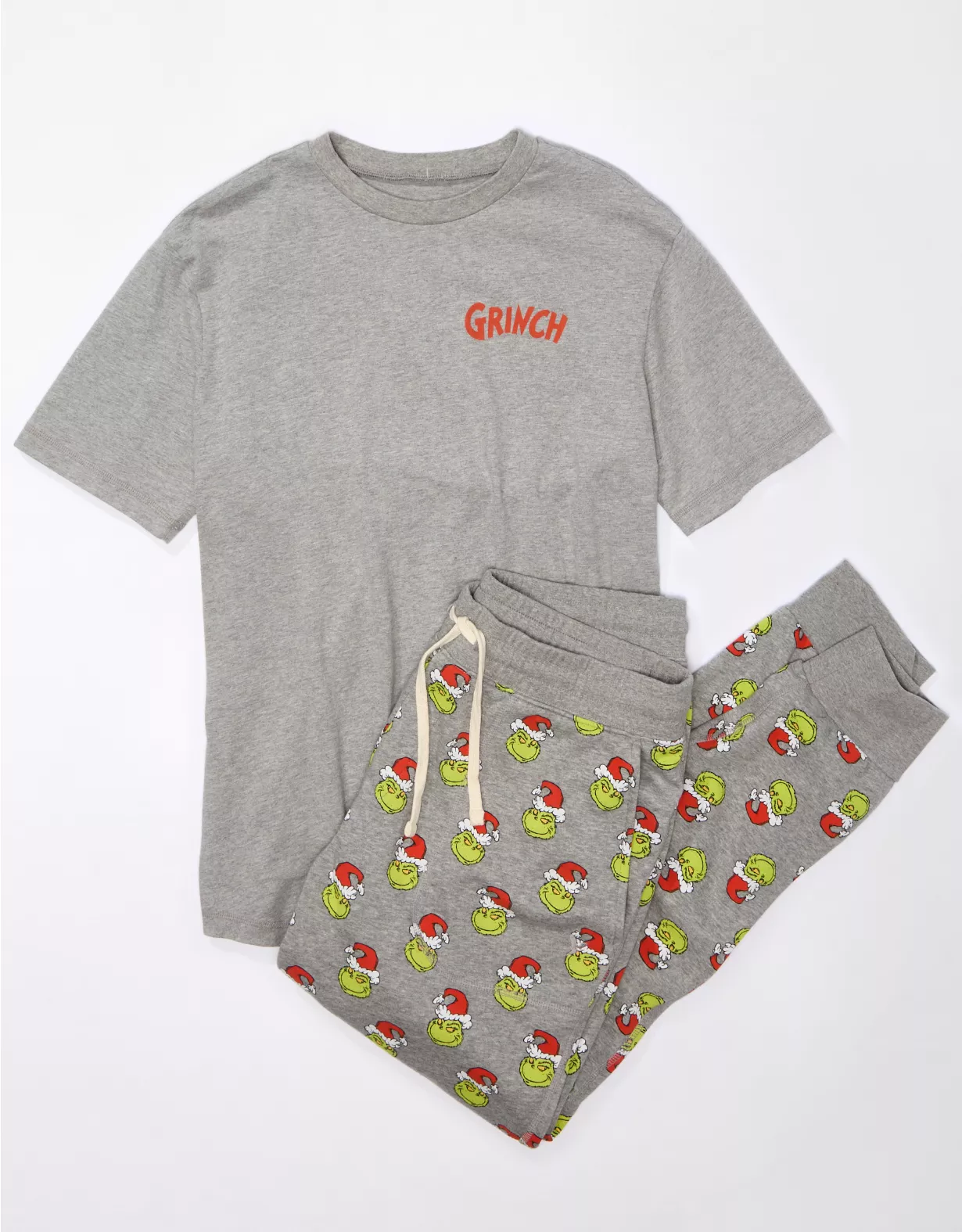 AE Grinch Fleece PJ Set 1 AE Grinch Fleece PJ Set