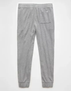 AE Waffle Jogger Gray -American Eagle Fashion 0239 7817 020 b