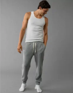 AE Waffle Jogger Gray