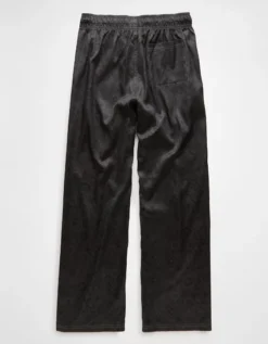 AE Satin Pant Dark Brown -American Eagle Fashion 0239 7819 203 b