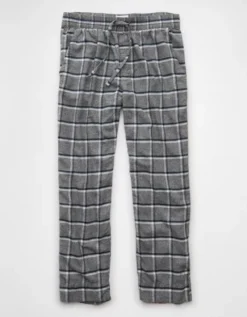 AE Flannel PJ Pant Dark Heather Gray -American Eagle Fashion 0239 7987 030 f