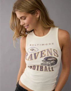 NFL Baltimore Ravens Tank Top Cream