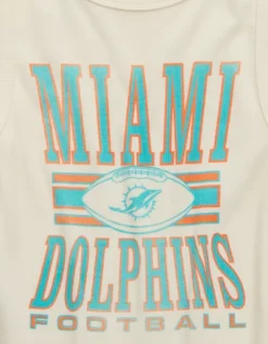 NFL Miami Dolphins Tank Top Cream -American Eagle Fashion 0301 6080 106 d1