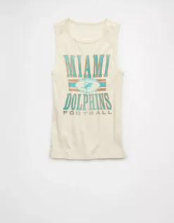 NFL Miami Dolphins Tank Top Cream -American Eagle Fashion 0301 6080 106 f