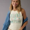 NFL Miami Dolphins Tank Top Cream