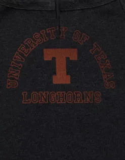 AE Texas Longhorns Graphic Notch Neck Tank Top Black Wash -American Eagle Fashion 0301 6276 081 d1