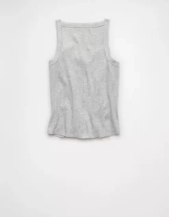 AE Tennessee Volunteers Graphic Notch Neck Tank Top Charcoal Heather -American Eagle Fashion 0301 6279 027 b