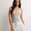 AE Tennessee Volunteers Graphic Notch Neck Tank Top Charcoal Heather