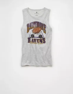 NFL Baltimore Ravens Graphic Tank Top Storm Heather -American Eagle Fashion 0301 6290 011 f