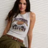 NFL Baltimore Ravens Graphic Tank Top Storm Heather