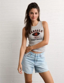 NFL Cincinnati Bengals Graphic Tank Top Medium Heather Gray