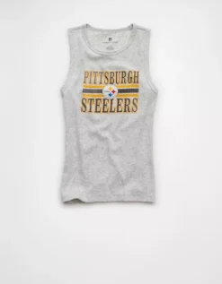 NFL Pittsburgh Steelers Graphic Tank Top Charcoal Heather Gray -American Eagle Fashion 0301 6290 029 f