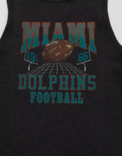 NFL Miami Dolphins Graphic Tank Top True Black -American Eagle Fashion 0301 6300 073 d1