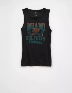 NFL Miami Dolphins Graphic Tank Top True Black -American Eagle Fashion 0301 6300 073 f