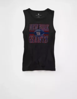 NFL New York Giants Graphic Tank Top Washed Black -American Eagle Fashion 0301 6300 167 f