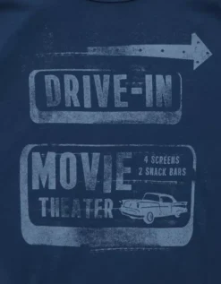 AE Ex-Boyfriend Americana Graphic T-Shirt Navy -American Eagle Fashion 0303 1532 410 d1