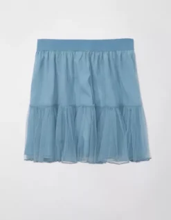 AE High-Waisted Tulle Mini Skirt 5 AE High-Waisted Tulle Mini Skirt -American Eagle Fashion 0312 4732 400 f