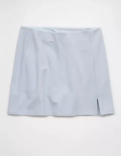 AE It Knit Skort Light Blue -American Eagle Fashion 0313 4596 401 f