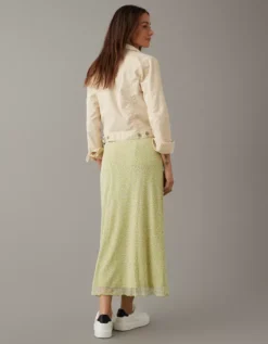 AE Mini Mesh High-Waisted Midi Skirt 5 AE Mini Mesh High-Waisted Midi Skirt -American Eagle Fashion 0313 4700 300 ob