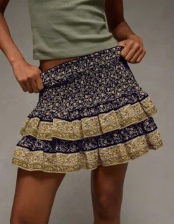 AE High Rise Mini Skirt Multi -American Eagle Fashion 0313 5235 900 os