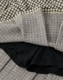 AE It Knit Low-Rise Pleated Plaid Skort Grey -American Eagle Fashion 0313 5314 050 d1