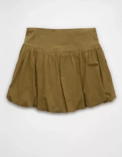 AE Stretch Bubble Skort Olive -American Eagle Fashion 0315 5163 309 b