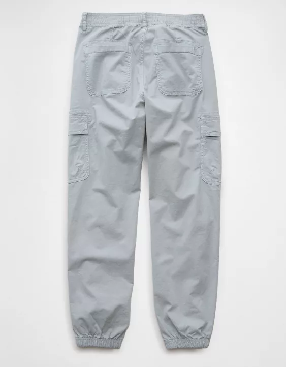 AE Stretch High-Waisted Baggy Cargo Jogger Blue Mist 4 AE Stretch High-Waisted Baggy Cargo Jogger Blue Mist - Image 4